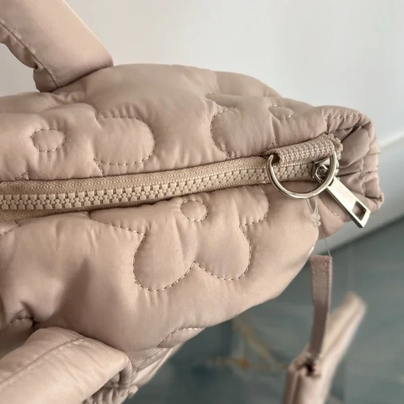 NWT Wilo the Label Floral Daisy Puffer Bag - Picture 12 of 16